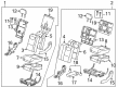 2010 Saturn Vue Seat Cushion Pad Diagram - 96839480