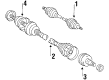 1988 Chevy Nova Axle Shaft Diagram - 26029775