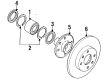 1987 Chevy Spectrum Brake Disc Diagram - 94467837