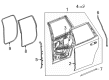 2023 Cadillac Escalade Door Seal Diagram - 84862520