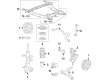 2019 Cadillac XT4 Steering Knuckle Diagram - 23271315