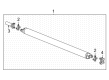 GMC Sierra 3500 HD Drive Shaft Diagram - 87821404