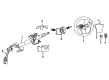 2000 Saturn SW2 Steering Column Cover Diagram - 21061143