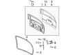 2002 GMC Envoy XL Weather Strip Diagram - 15169859