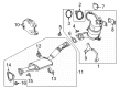 Buick Muffler Hanger Straps Diagram - 55513359