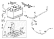 Cadillac CTS Battery Cable Diagram - 23180437