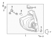 2024 GMC Terrain Back Up Light Diagram - 84903102