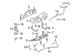 2006 Chevy Trailblazer EXT Fuel Tank Strap Diagram - 15082436