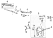 Pontiac Washer Reservoir Diagram - 19184593