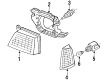 Cadillac Cimarron Light Socket Diagram - 12003896