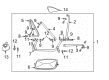 2002 Cadillac Escalade Side View Mirrors Diagram - 12477843