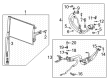 2021 Cadillac CT5 A/C Condenser Diagram - 84908875