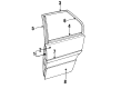 Chevy Impala Door Moldings Diagram - 16614987