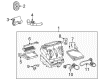 Pontiac A/C Compressor Cut-Out Switches Diagram - 19184659