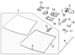 2017 Cadillac ATS Side View Mirrors Diagram - 13540314