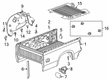 2022 Chevy Silverado 1500 Fender Splash Shield Diagram - 84507680