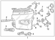 Chevy Silverado 1500 Headlight Bulb Diagram - 13503372