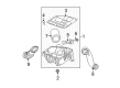 Chevy HHR Air Intake Coupling Diagram - 15909461