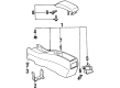 2002 Chevy Prizm Center Console Base Diagram - 94859600