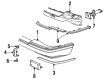 1995 Cadillac Seville Bumper Diagram - 3548886