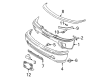 2007 GMC Sierra 1500 Classic Bumper Diagram - 12479754