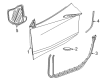 2023 Chevy Corvette Door Seal Diagram - 84688859