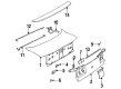 1992 Saturn SC Trunk Lock Cylinder Diagram - 21098363