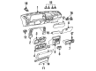 1991 Pontiac LeMans Blower Control Switches Diagram - 90245226