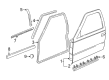 2001 GMC Jimmy Weather Strip Diagram - 15011041