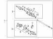 Saturn Relay CV Boot Diagram - 26079533