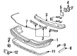 1993 Buick LeSabre Bumper Diagram - 12535485