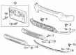 2020 GMC Sierra 1500 Bumper Diagram - 84974557