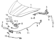 2022 Chevy Corvette Hood Latch Diagram - 84839546