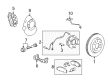 2020 GMC Yukon XL Brake Caliper Bracket Diagram - 85569599