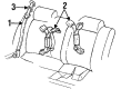 1996 Chevy Lumina Seat Belt Diagram - 12523414