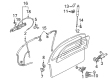 2006 Chevy Uplander Door Latch Cable Diagram - 19120852