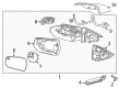 2016 Chevy Malibu Mirror Cover Diagram - 84026841