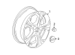 2018 Chevy Bolt EV Wheel Cover Diagram - 13399301