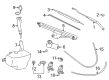 2001 Saturn L200 Washer Pump Diagram - 90586631