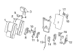 Pontiac Torrent Seat Cushion Pad Diagram - 19151583