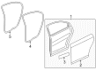 2019 Chevy Cruze Door Seal Diagram - 84220315