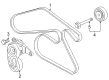 2014 Cadillac XTS Drive Belt Diagram - 12645921