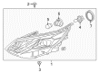 2017 Chevy Volt Headlight Diagram - 84398990