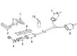 1998 Buick Park Avenue Exhaust Resonator Diagram - 25657445