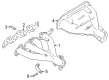 Chevy Tracker Exhaust Heat Shield Diagram - 91174463