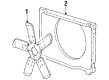 1986 Chevy K20 Suburban Radiator fan Diagram - 15593566