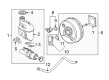 2007 Pontiac G6 Brake Booster Diagram - 25778605