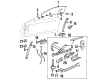 1998 Cadillac Eldorado Door Handle Diagram - 16631922