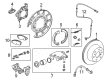 2014 GMC Sierra 1500 Parking Brake Cable Diagram - 23481121