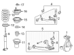 2017 Cadillac Escalade Coil Springs Diagram - 23312162